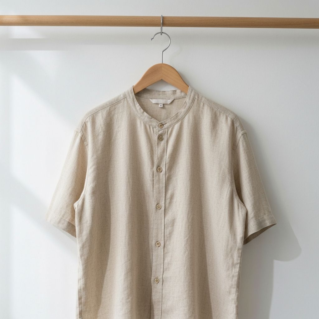 ワイシャツ リネン カジュアルシャツ