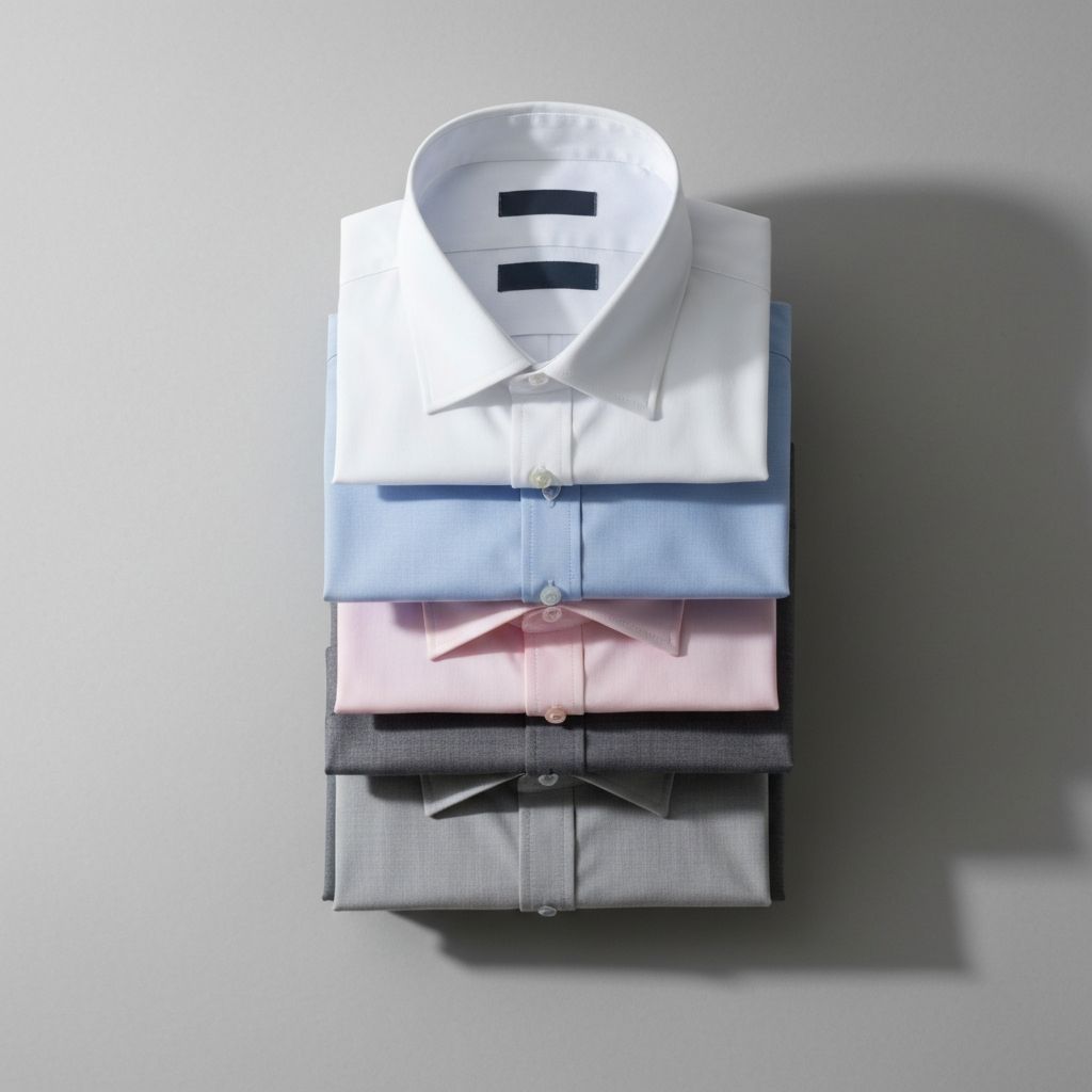 洗練ストライプワイシャツ